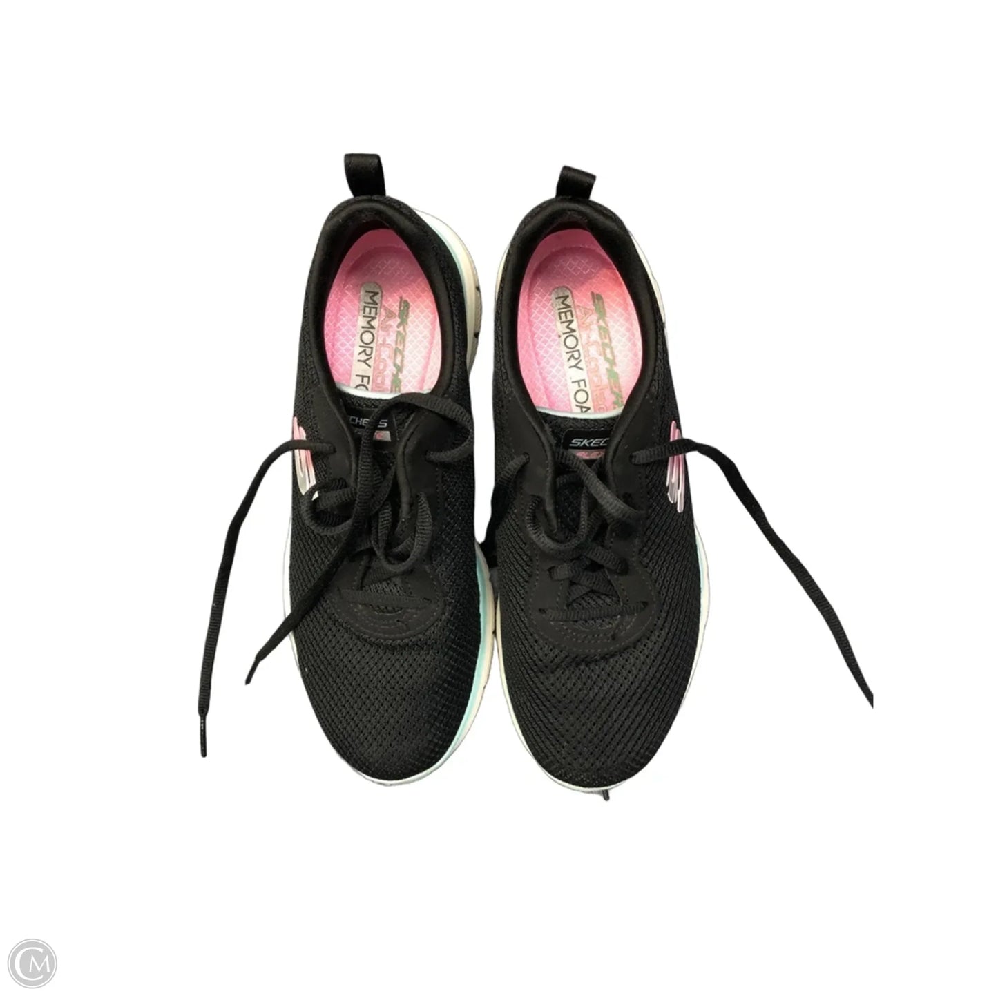 Shoes Sneakers By Skechers In Black & Blue, Size: 6
