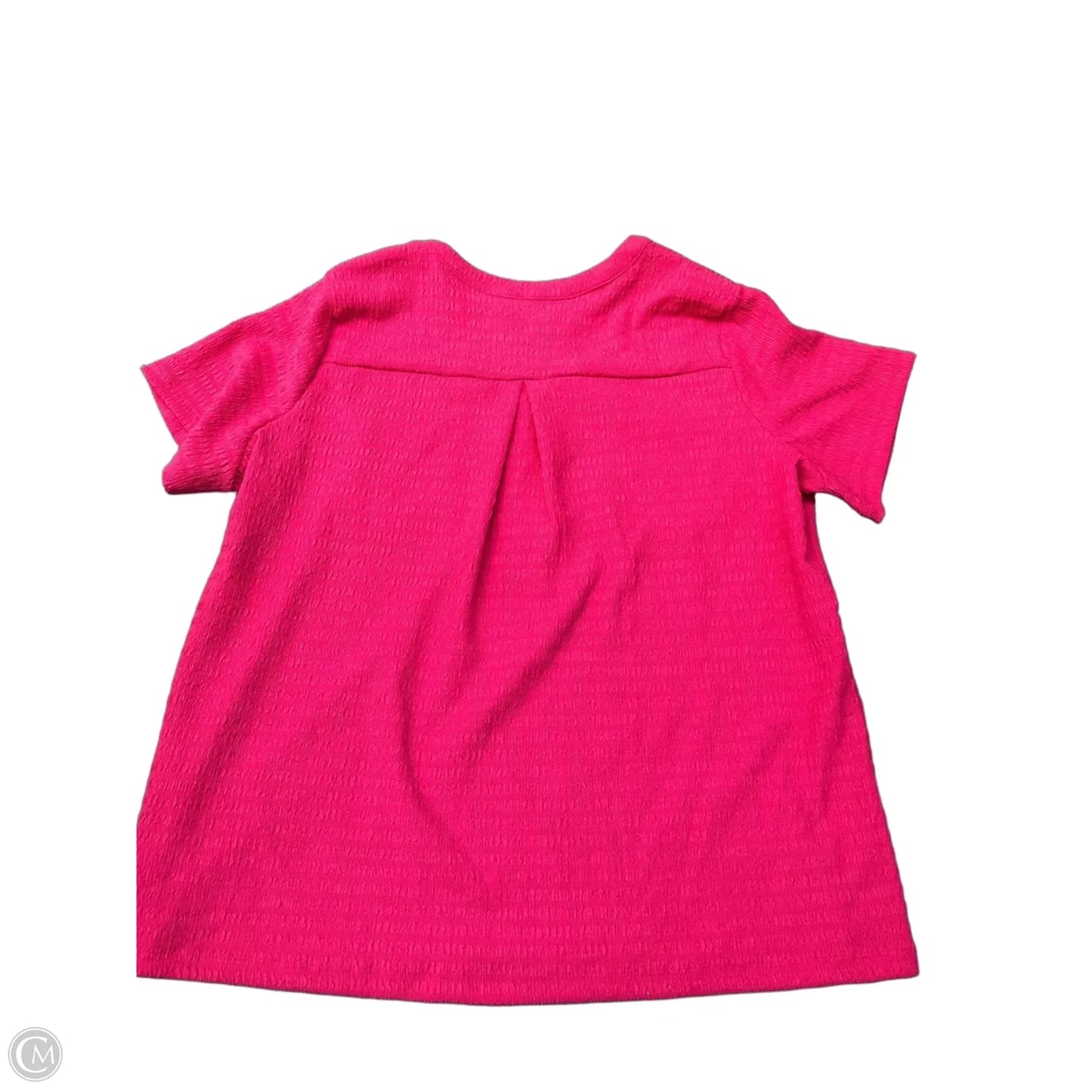 Top Short Sleeve By Anne Klein In Pink, Size: Xl