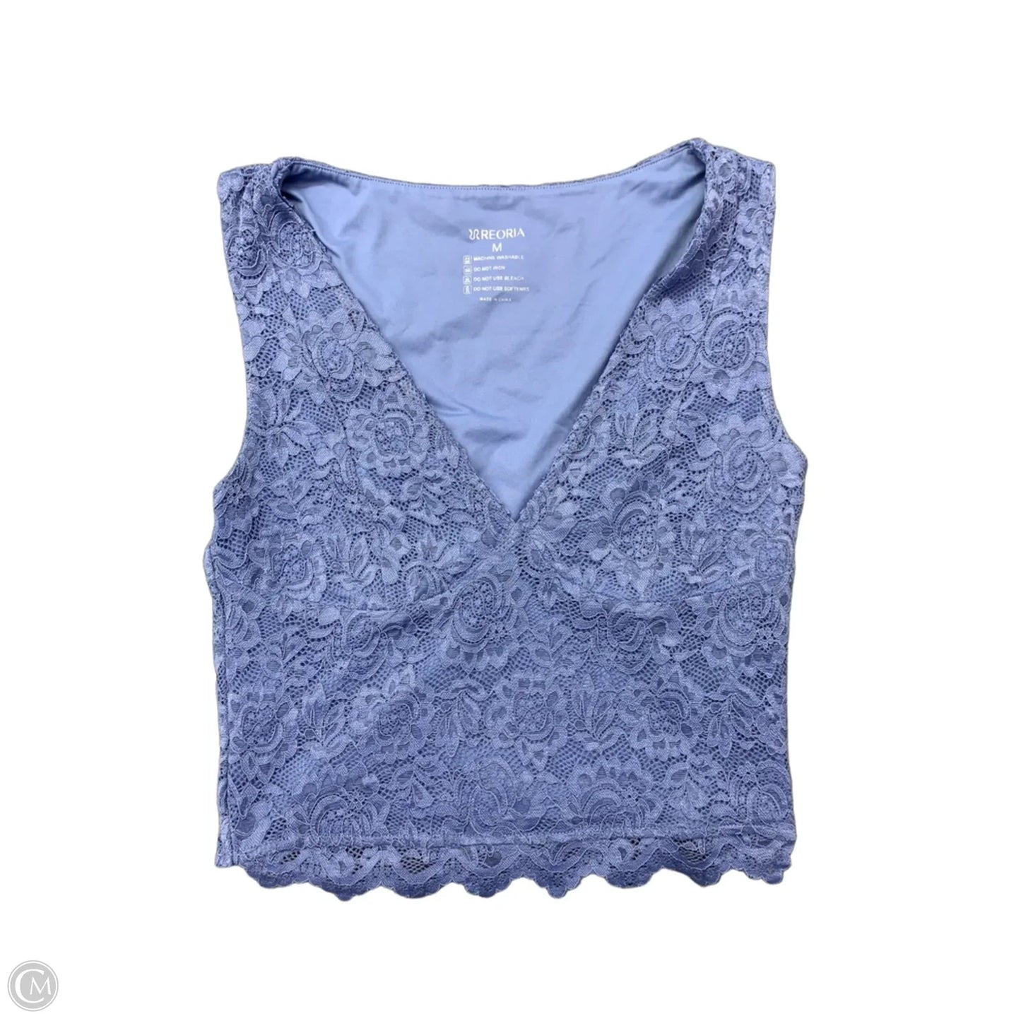 Tank Top By Reoria In Blue, Size: M