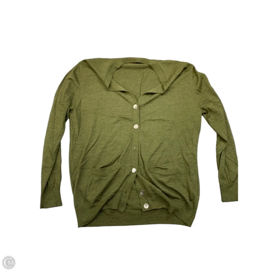 Sweater Cardigan By J. Crew In Green, Size: M