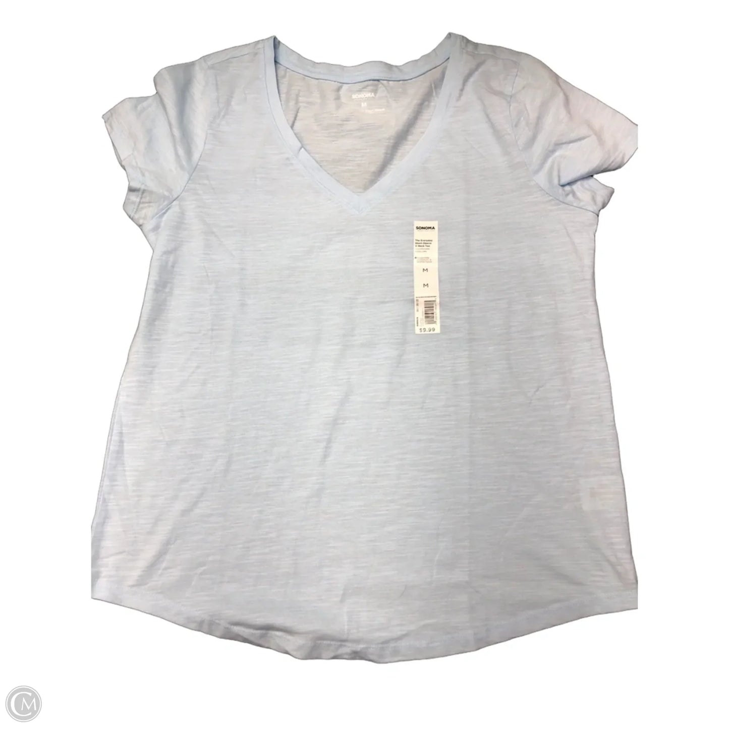 Top Short Sleeve Basic By Sonoma In Blue, Size: M