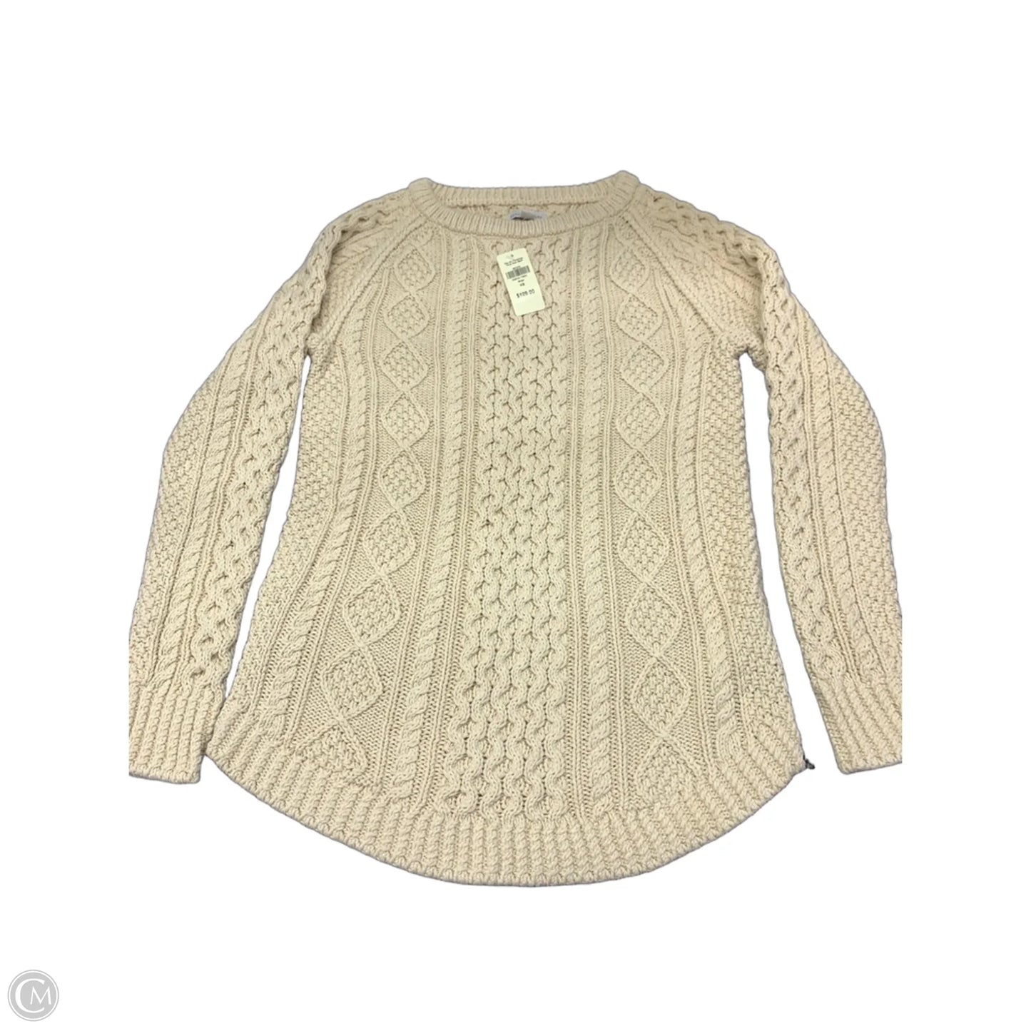 Sweater By Clothes Mentor In Tan, Size: Xs