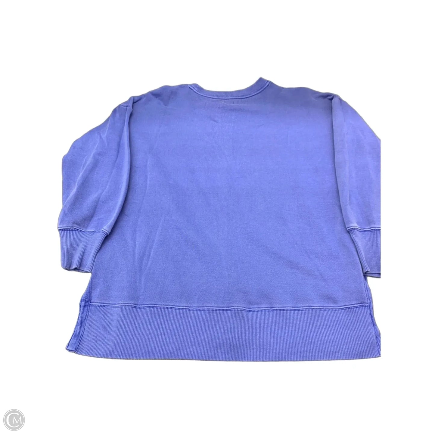 Sweatshirt Collar By Aerie In Blue, Size: M