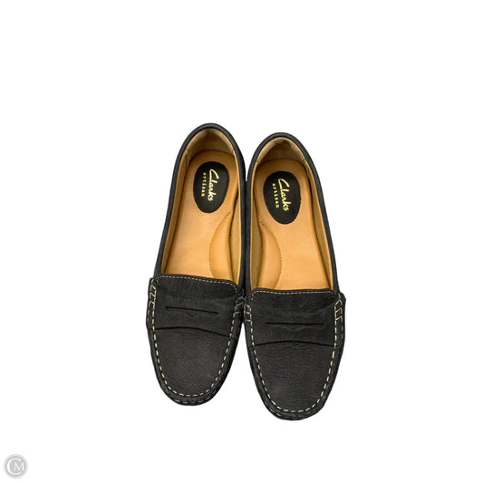 Shoes Flats By Clarks In Black, Size: 6.5