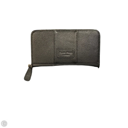 Wallet Leather By Pom Pom London, Size: Medium