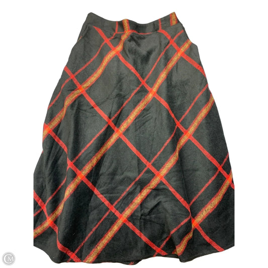 Skirt Maxi By Clothes Mentor In Black & Cream, Size: L