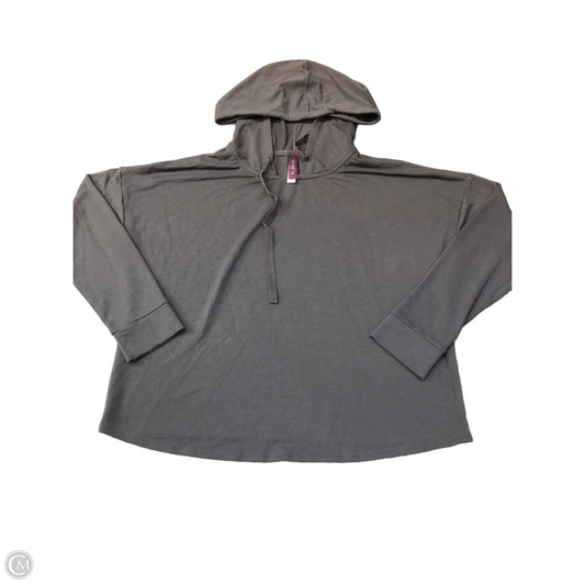 Sweatshirt Hoodie By Adore Me In Grey, Size: L