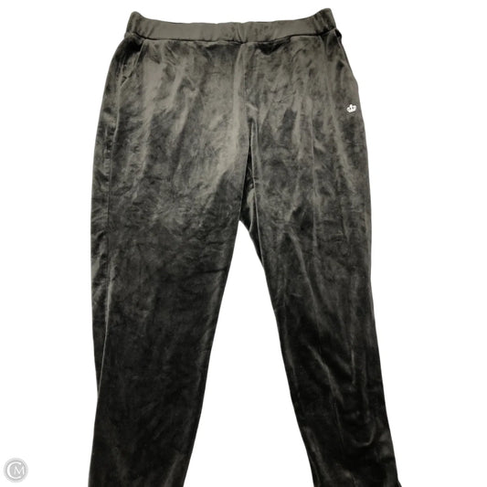 Pants Joggers By Juicy Couture In Black, Size: Xxl