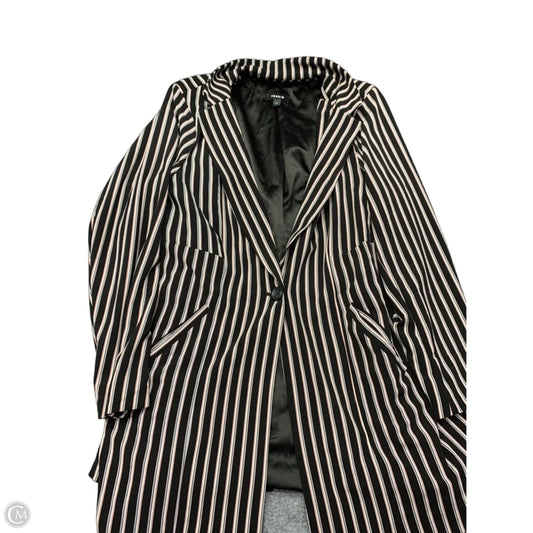 Blazer By Torrid In Black & Pink, Size: 2x