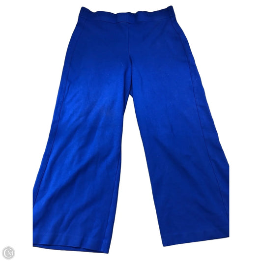 Pants Wide Leg By Jones And Co In Blue, Size: 1x