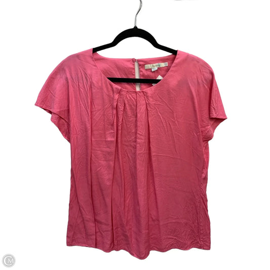 Top Short Sleeve By Boden In Pink, Size: 1x