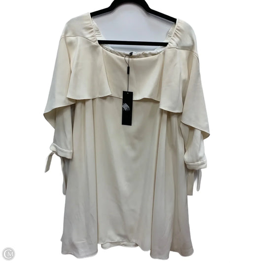 Dress Designer By Halston In Beige, Size: 4