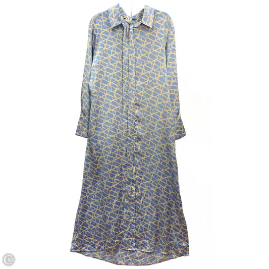 Dress Party Long By Worthington In Blue & Cream, Size: L