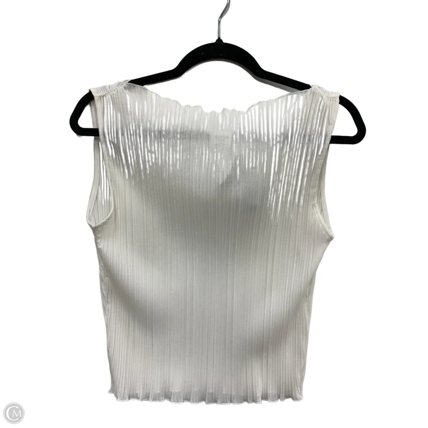 Top Sleeveless By Abercrombie And Fitch In White, Size: S