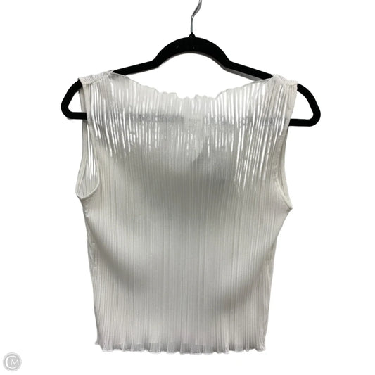 Top Sleeveless By Abercrombie And Fitch In White, Size: S