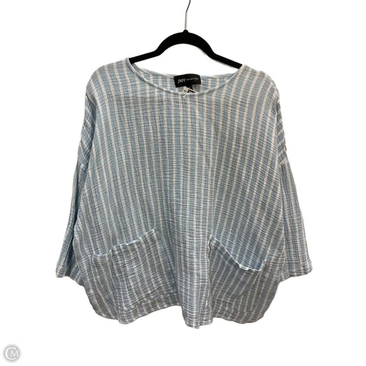 Top Short Sleeve By Jones New York In Blue, Size: 1x