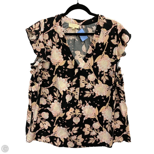 Top Sleeveless By Cynthia Rowley In Black, Size: 2x