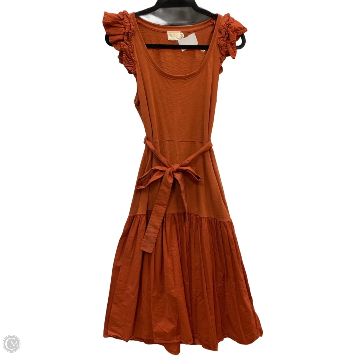 Dress Casual Maxi By Nation In Orange, Size: M