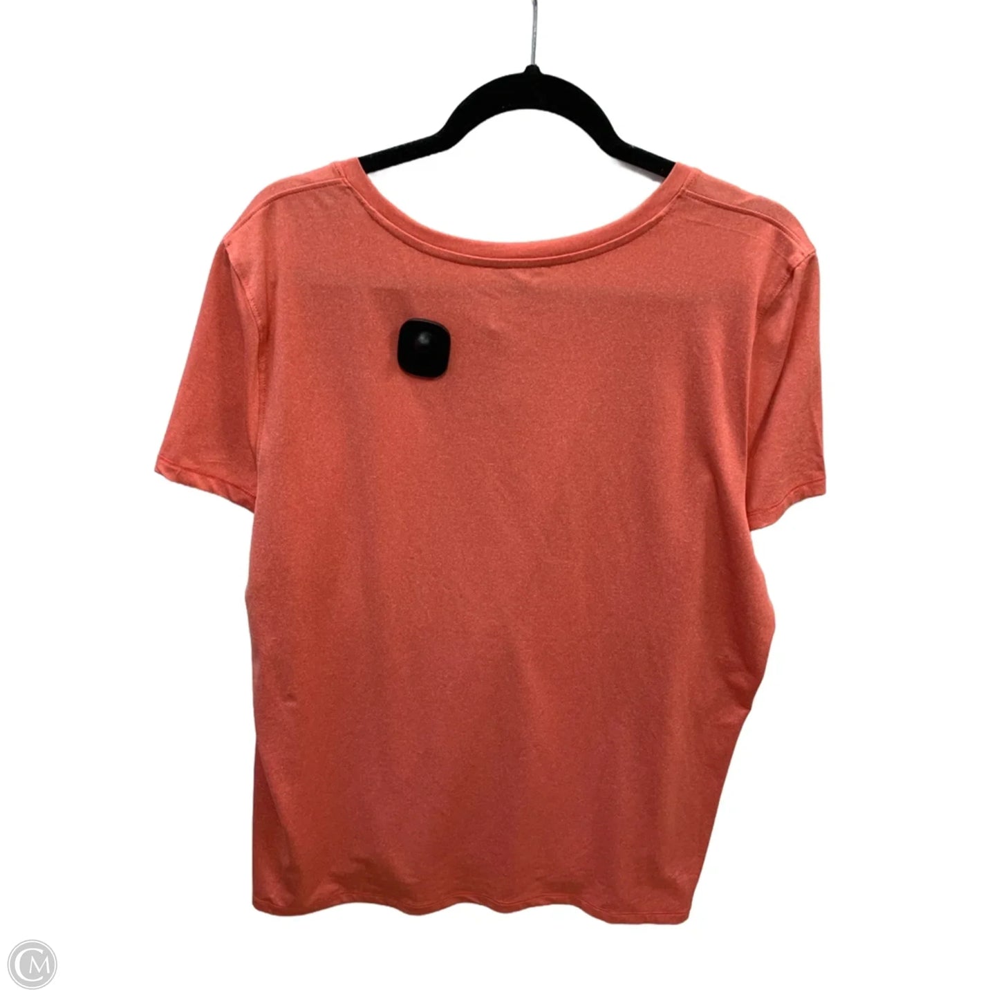 Athletic Top Short Sleeve By Clothes Mentor In Coral, Size: 1x