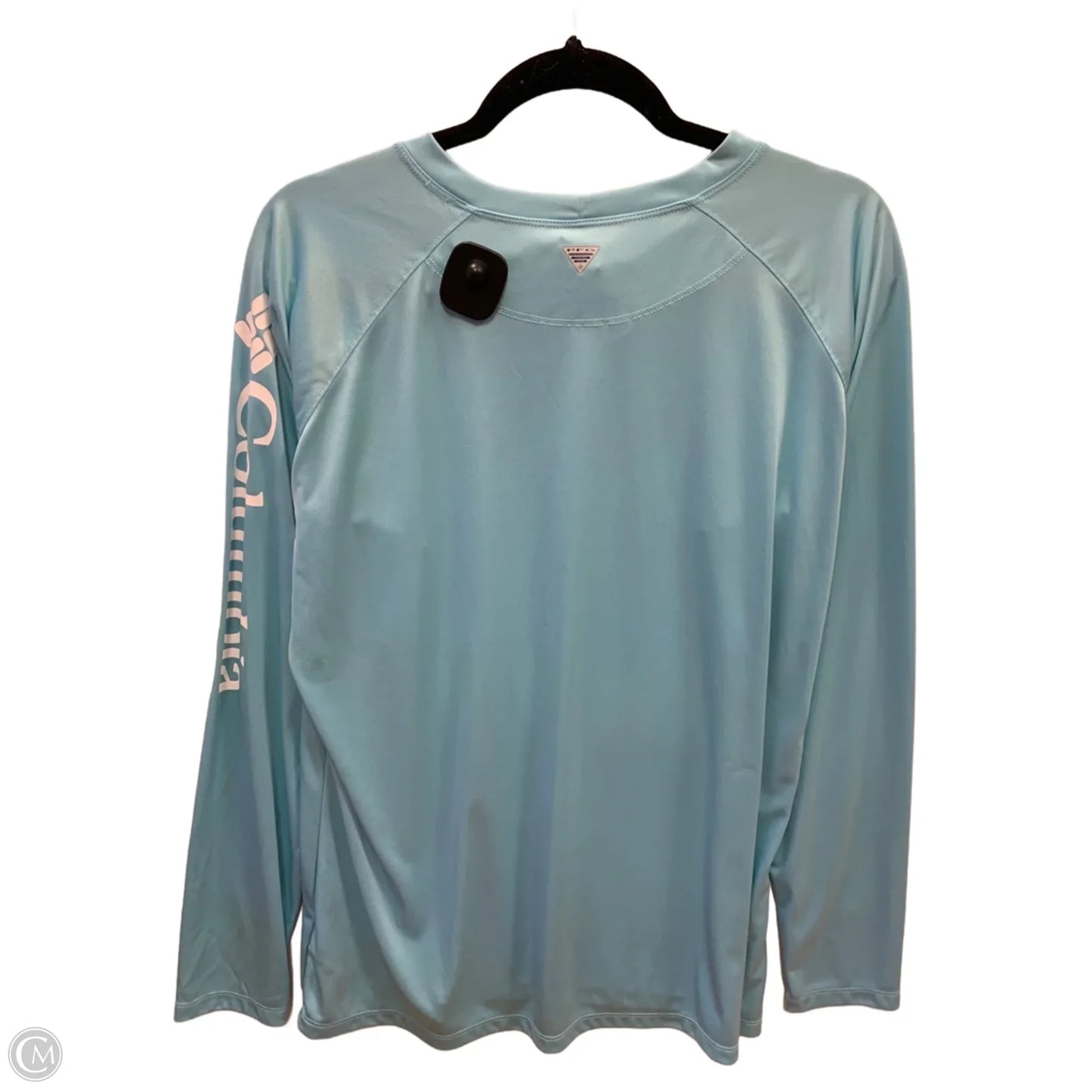 Athletic Top Short Sleeve By Columbia In Blue, Size: 1x