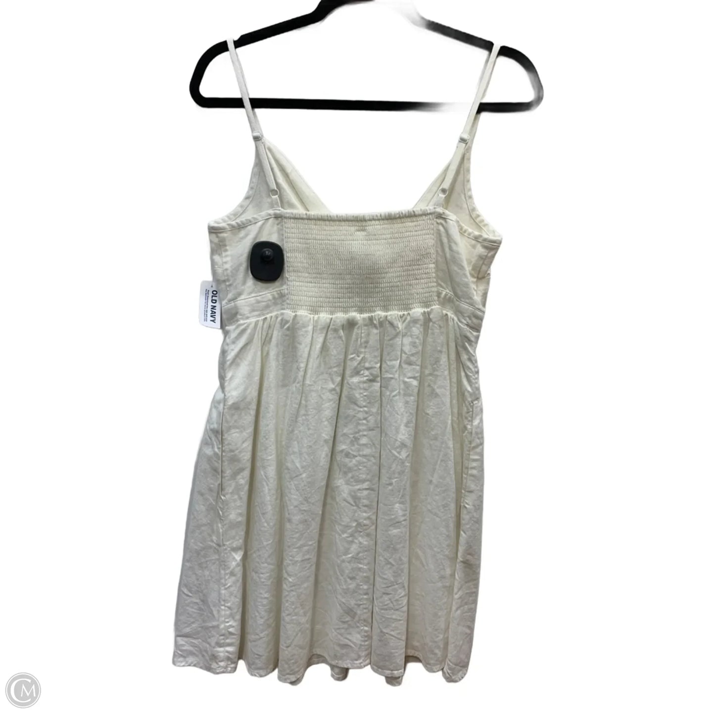 Dress Casual Maxi By Old Navy In Cream, Size: M