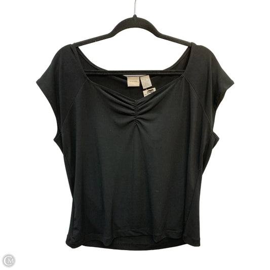 Top Short Sleeve By Merona In Black, Size: Xl