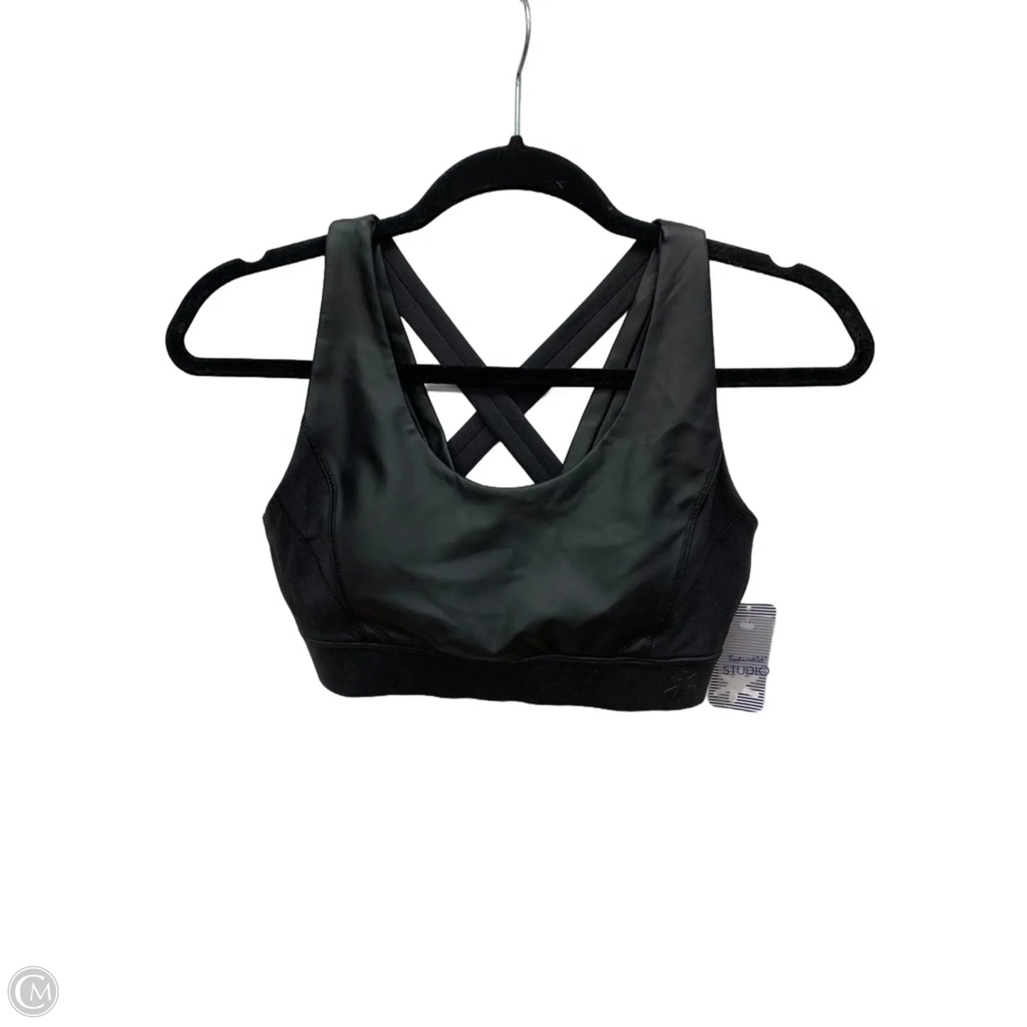 Athletic Bra By Splendid In Black, Size: S