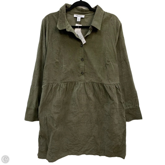 Dress Casual Midi By Nine West In Green, Size: Xl