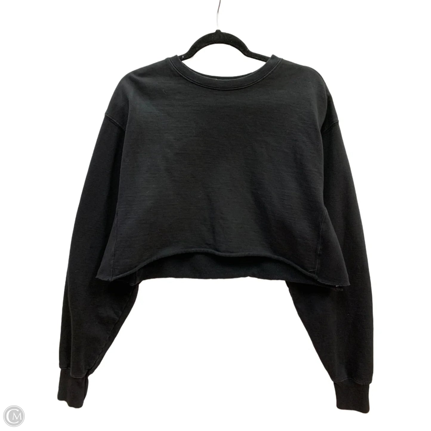 Sweatshirt Crewneck By Good American In Black, Size: 3x