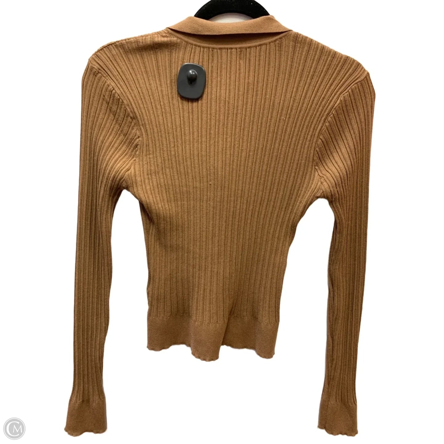 Top Long Sleeve By Clothes Mentor In Brown, Size: L