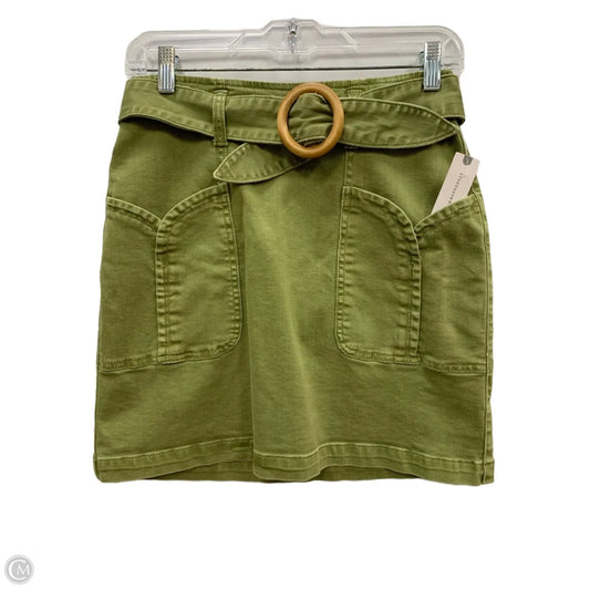 Skirt Mini & Short By Pilcro In Green, Size: 0