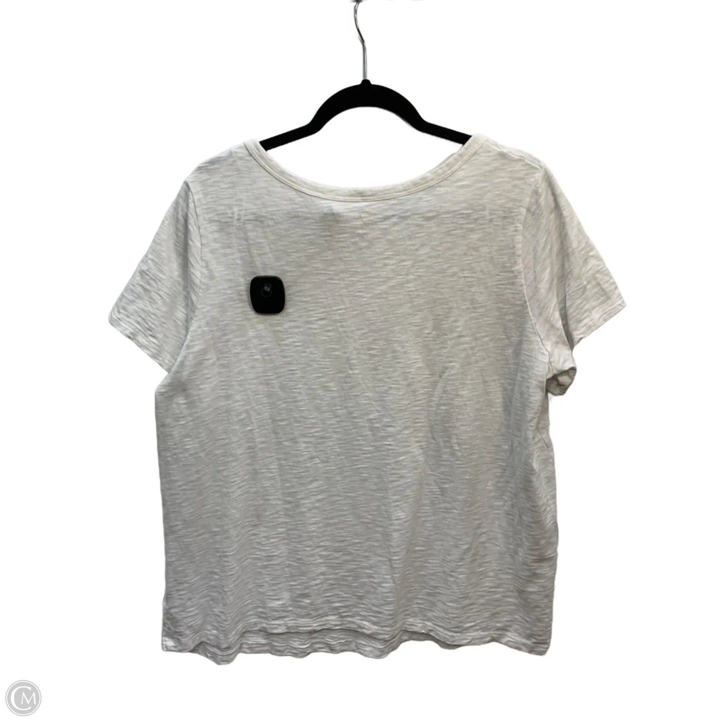 Top Short Sleeve By C And C In White, Size: 1x