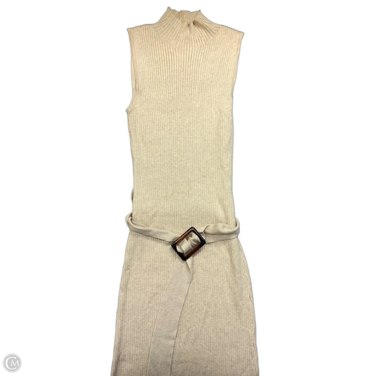 Dress Sweater By Hippie Rose In Beige, Size: M