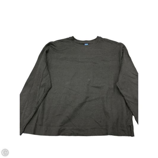 Top Long Sleeve Basic By Old Navy In Black, Size: L