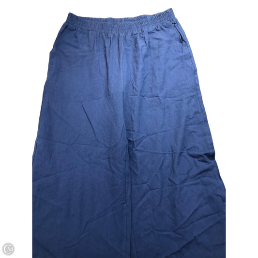 Pants Wide Leg By Clothes Mentor In Blue, Size: Xl