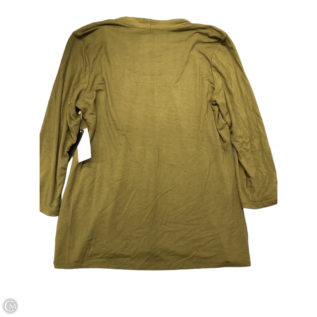 Top Long Sleeve Basic By Grace In Green, Size: L