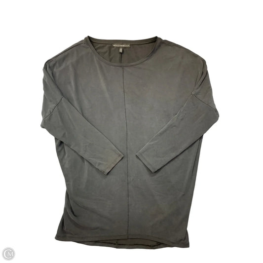 Top Long Sleeve By White House Black Market In Grey, Size: Xs