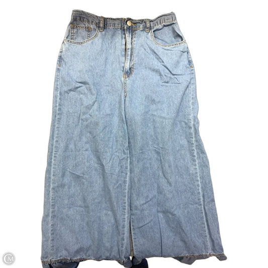 Jeans Wide Leg By Clothes Mentor In Blue Denim, Size: 2