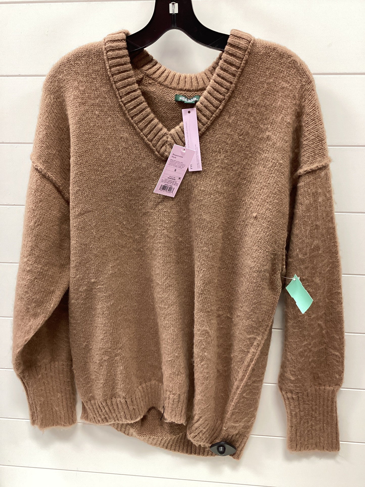 Sweater By Wild Fable In Brown, Size:S