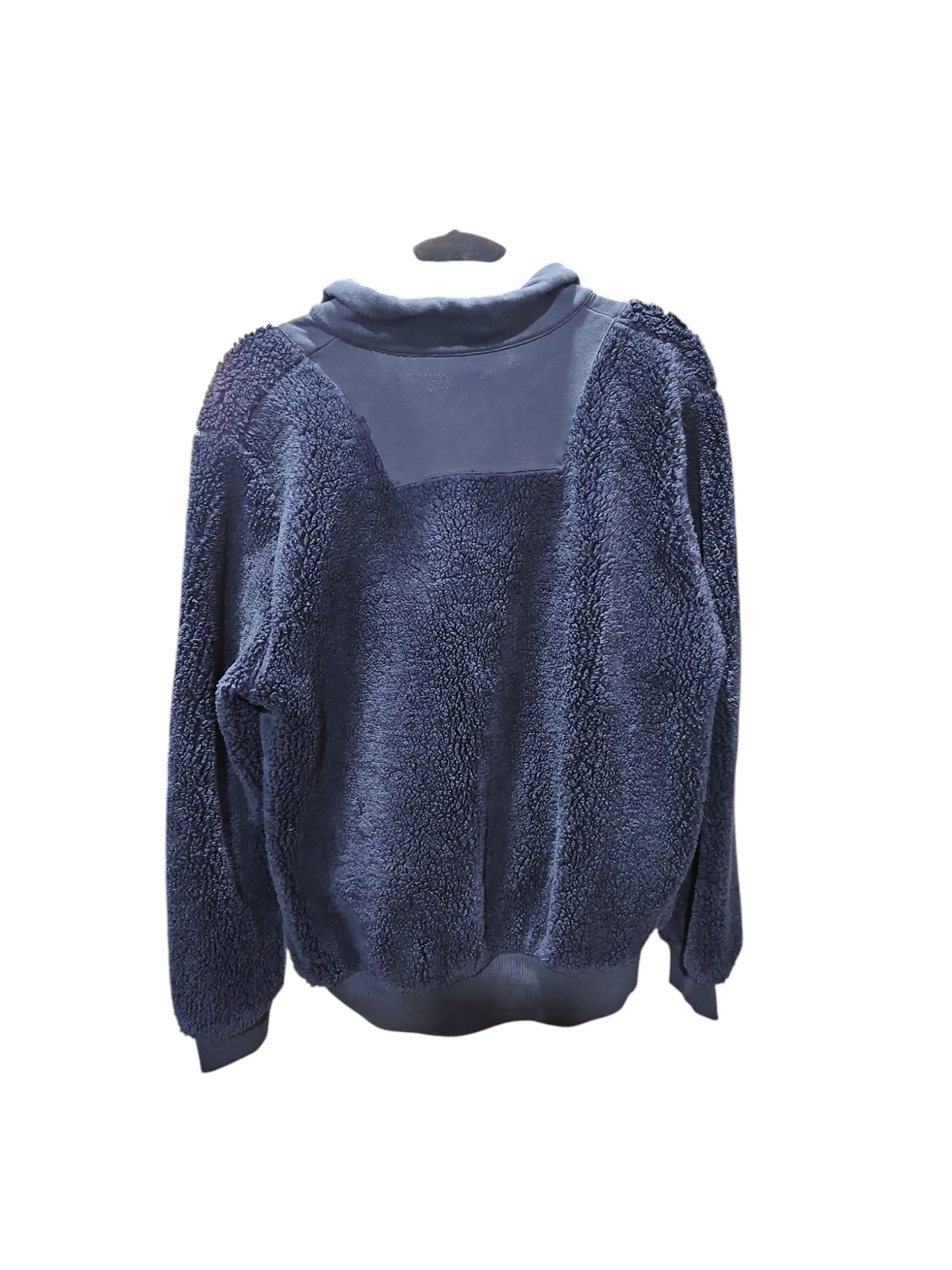 Jacket Faux Fur & Sherpa By Sweaty Betty In Blue, Size: 10