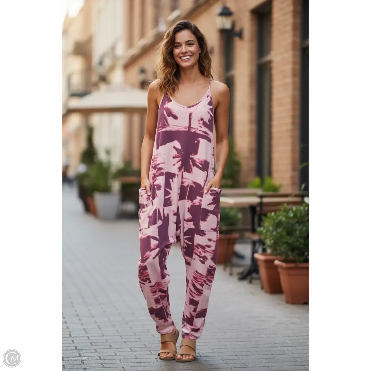 Jumpsuit By Free People In Pink & Purple, Size: Xs