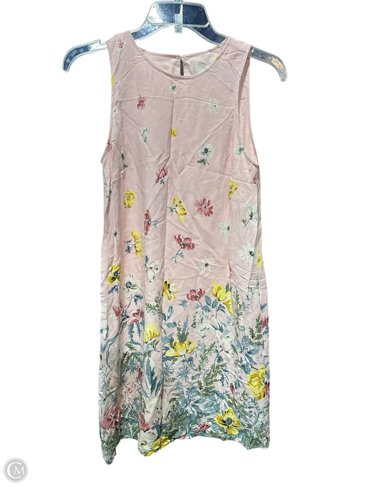 Dress Casual Midi By Loft In Floral Print, Size: 2