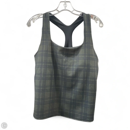 Athletic Tank Top By Sweaty Betty In Black & Green, Size: Xl