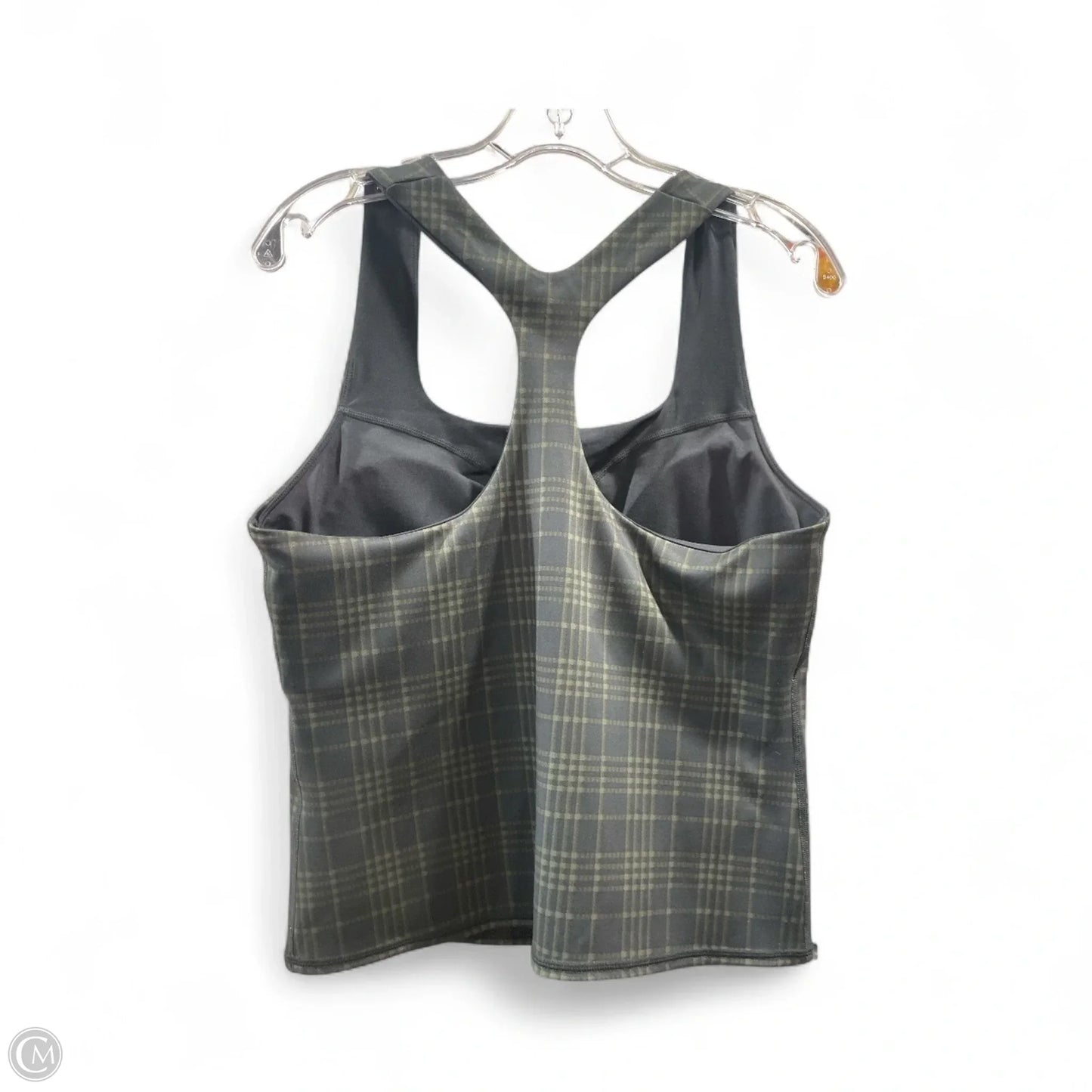Athletic Tank Top By Sweaty Betty In Black & Green, Size: Xl