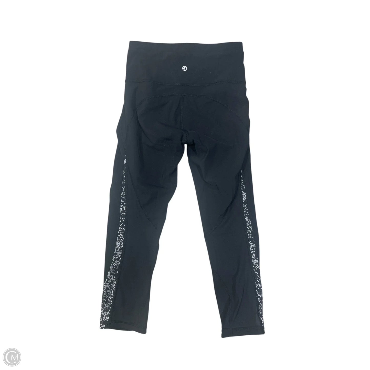 Athletic Leggings By Lululemon In Black & White, Size: 4