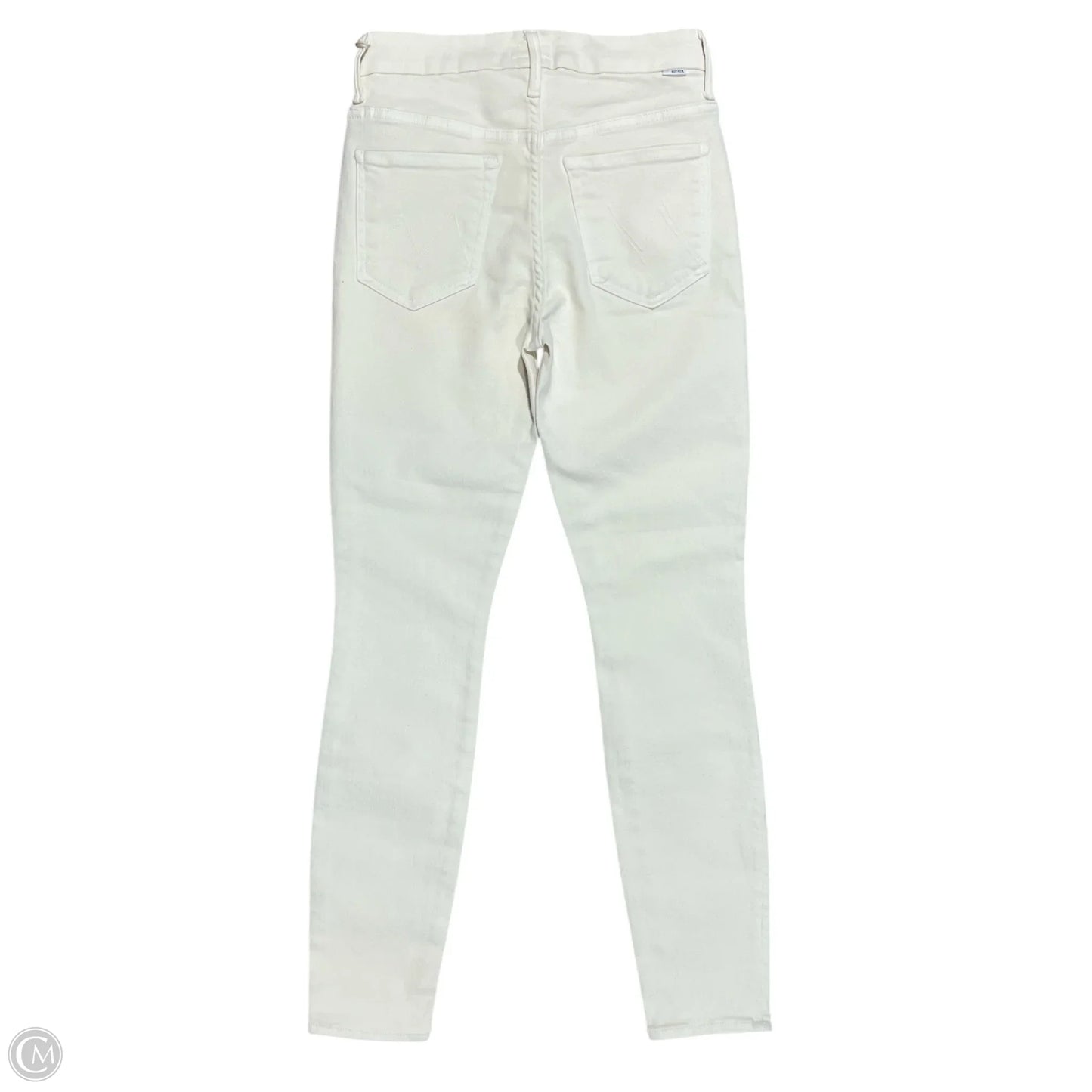 Jeans Skinny By Mother In Cream Denim, Size: 4