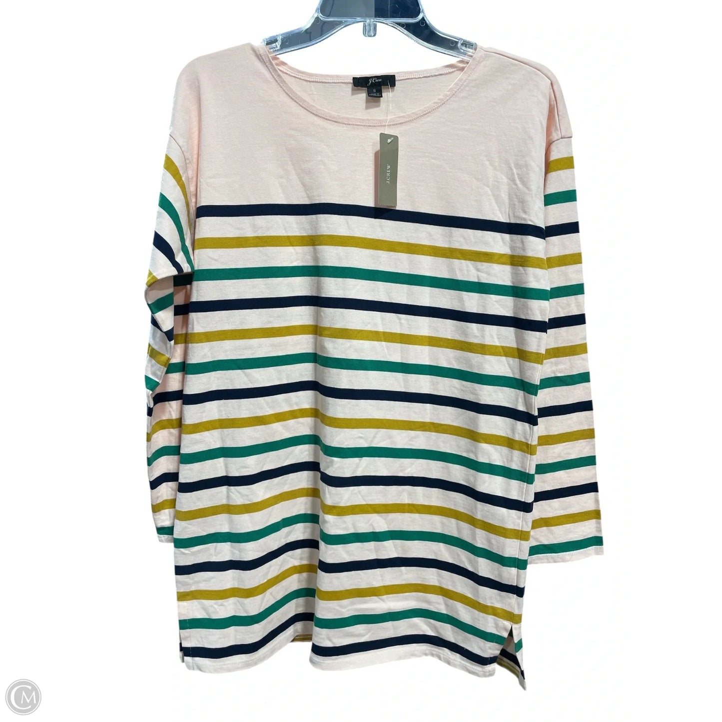 Top Long Sleeve By J. Crew In Striped Pattern, Size: S
