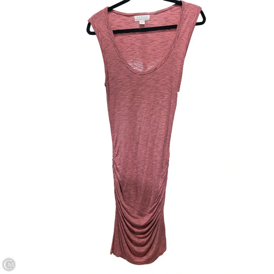 Dress Casual Midi By Velvet By Graham & Spencer In Striped Pattern, Size: S
