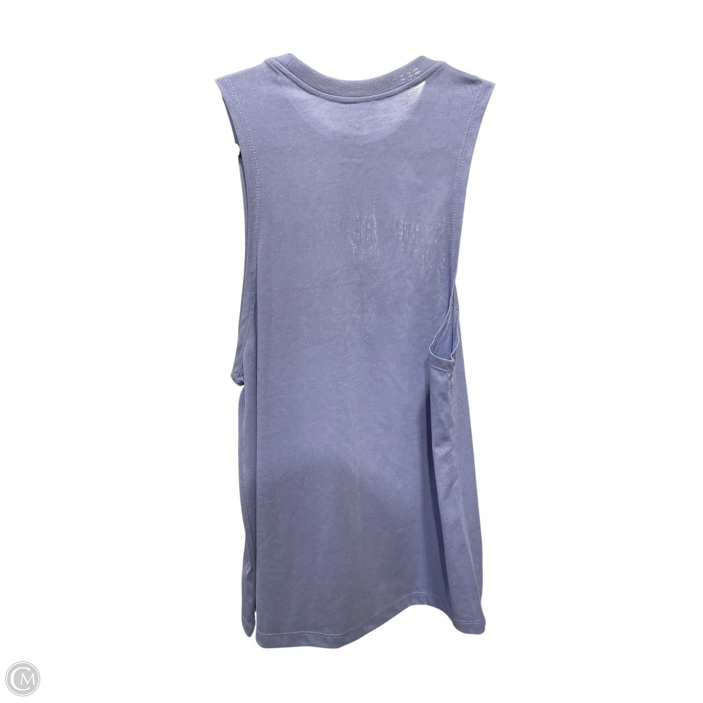 Athletic Tank Top By Nike Apparel In Blue & White, Size: Xs