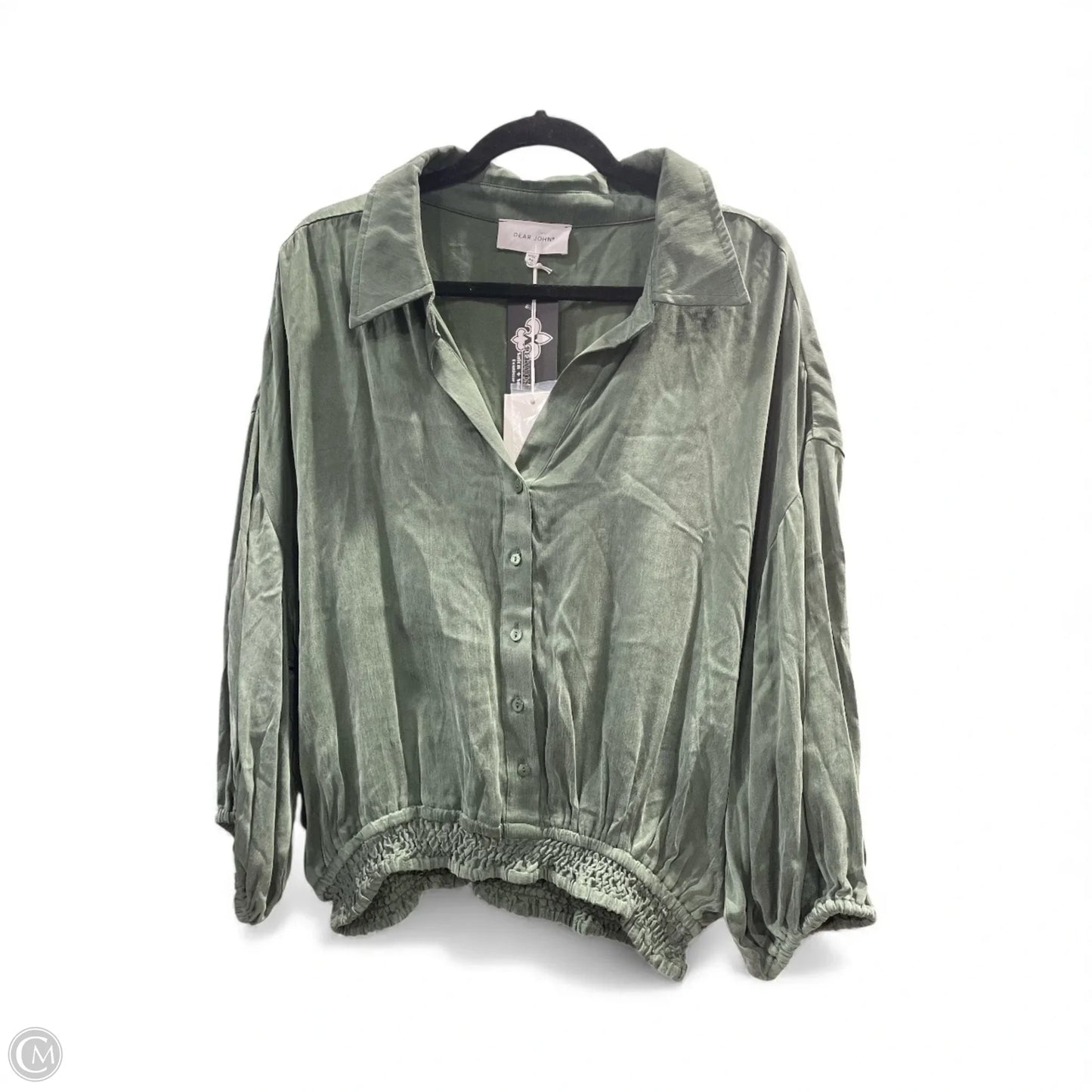 Top Long Sleeve By Dear John In Green, Size: Xl
